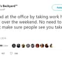 Real Hard Worker on Random Tweets You'll Relate To If You Work In An Office Every Day