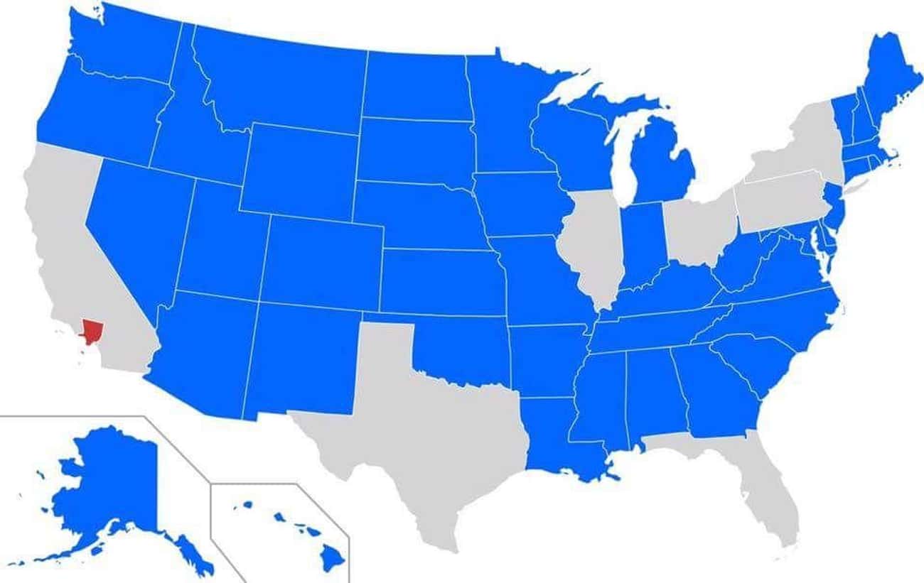 Blue States Have A Smaller Population Than Los Angeles County