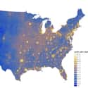 The Loudest And Quietest Spots In The Continental US on Random Maps Of The United States That Made Us Say 'Whoa'