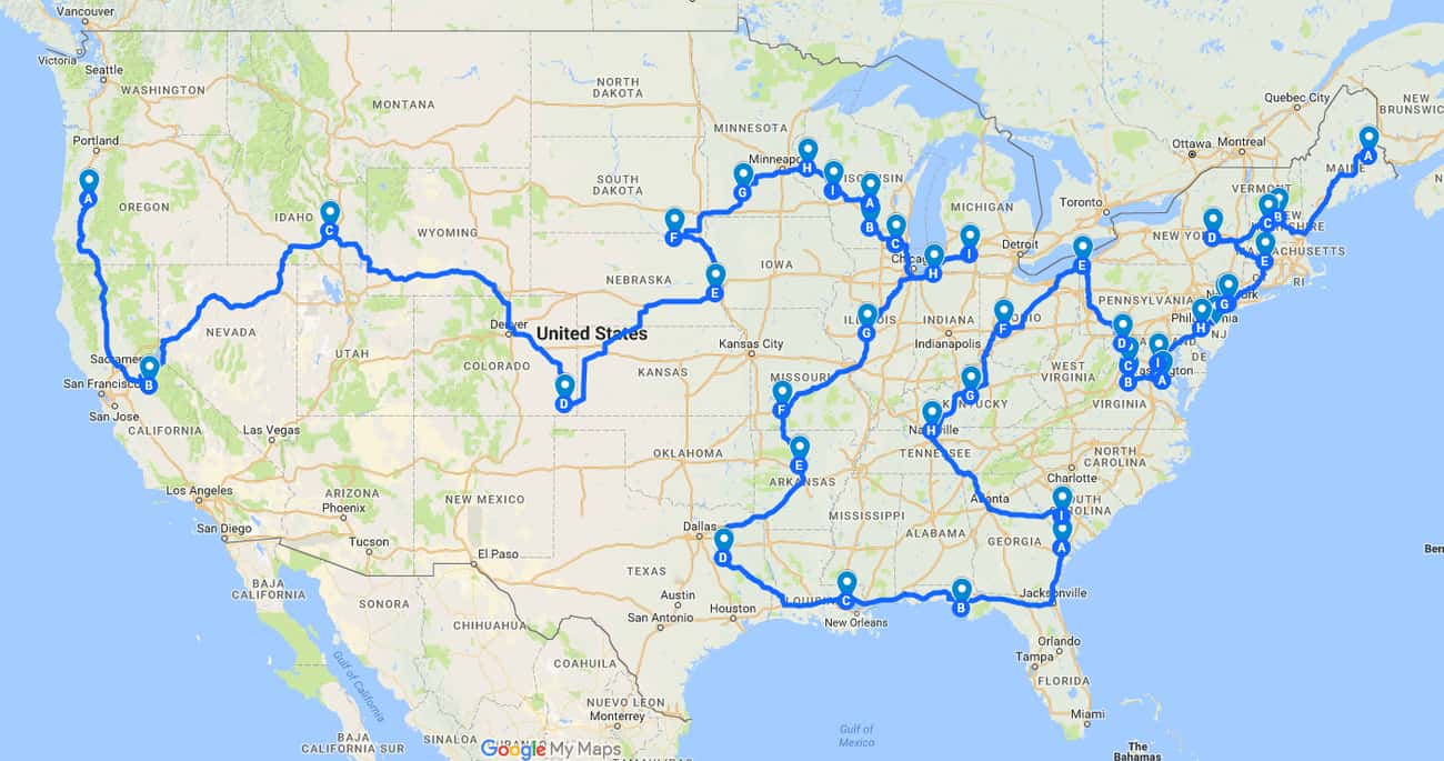 The Most Efficient Road Trip Through Every Springfield In The Country