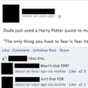 Harry Potter, FDR, Same Person on Random Face Palm Moments in History Class