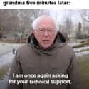 Aw Grammie on Random Best Bernie Memes We Could Find On The Internet