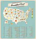 Most Popular Breakfast Food By State on Random Weirdly Accurate U.S. Maps That Show The Most Random Ways The Country Is Divided