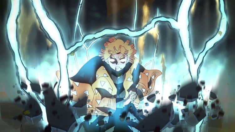 Zenitsu vs Demon spider  Anime backgrounds wallpapers, Anime background,  Slayer anime
