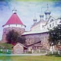 Corner Tower Of The Trinity Cathedral In The Solovetskii Monastery on Random These Gorgeous, Century-Old Color Photos Captured Imperial Russia In Years Before Revolution
