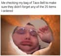 Everything Appears To Be In Order on Random Memes That Capture Intense Love People Have For Taco Bell