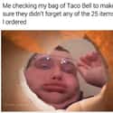 Everything Appears To Be In Order on Random Memes That Capture Intense Love People Have For Taco Bell