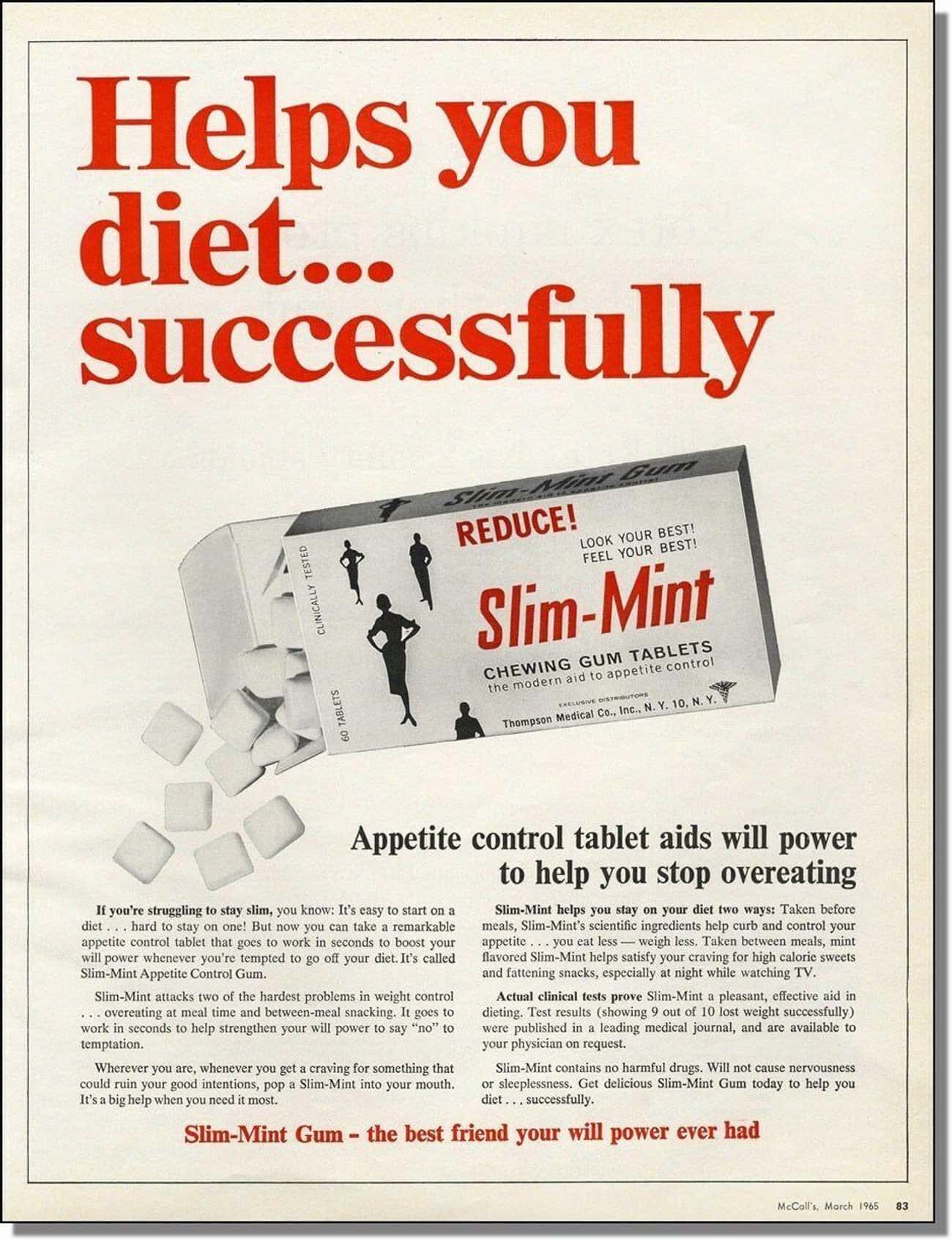 The Founder First Experimented With Appetite-Suppressing Gum In The '50s And '60s