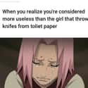 Existential Crisis on Random Funny Memes About Sakura Being Useless in Naruto