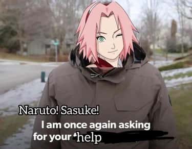 30 Funny Memes About Sakura Being Useless In Naruto