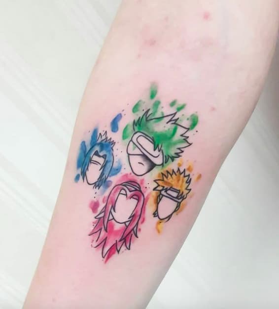 27 Minimalist Naruto Tattoos That Subtly Pay Homage