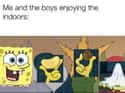 The Gangs All Here on Random Spongebob Squarepants Memes That Take Memes To Next Level