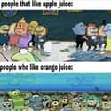 The Great Juice Debate on Random Spongebob Squarepants Memes That Take Memes To Next Level