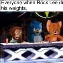 OP on Random Hilarious Memes About Rock Lee