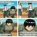 Come On, Neji on Random Hilarious Memes About Rock Lee