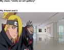 Art Is An Explosion! on Random Hilarious Memes About Naruto Villains