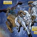 The Flying Goat Chariot on Random Stupidest Comic Book Vehicles For Super Characters Who Don't Need Vehicles At All