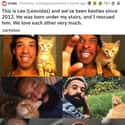 Growing Together on Random Photos Of Tough Guys With Pets