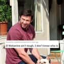 Wolverine on Random Photos Of Tough Guys With Pets