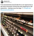 Hot Dogs Are Being Iced Out on Random Items Left On The Shelves That Even Panic Buyers Didn't Want