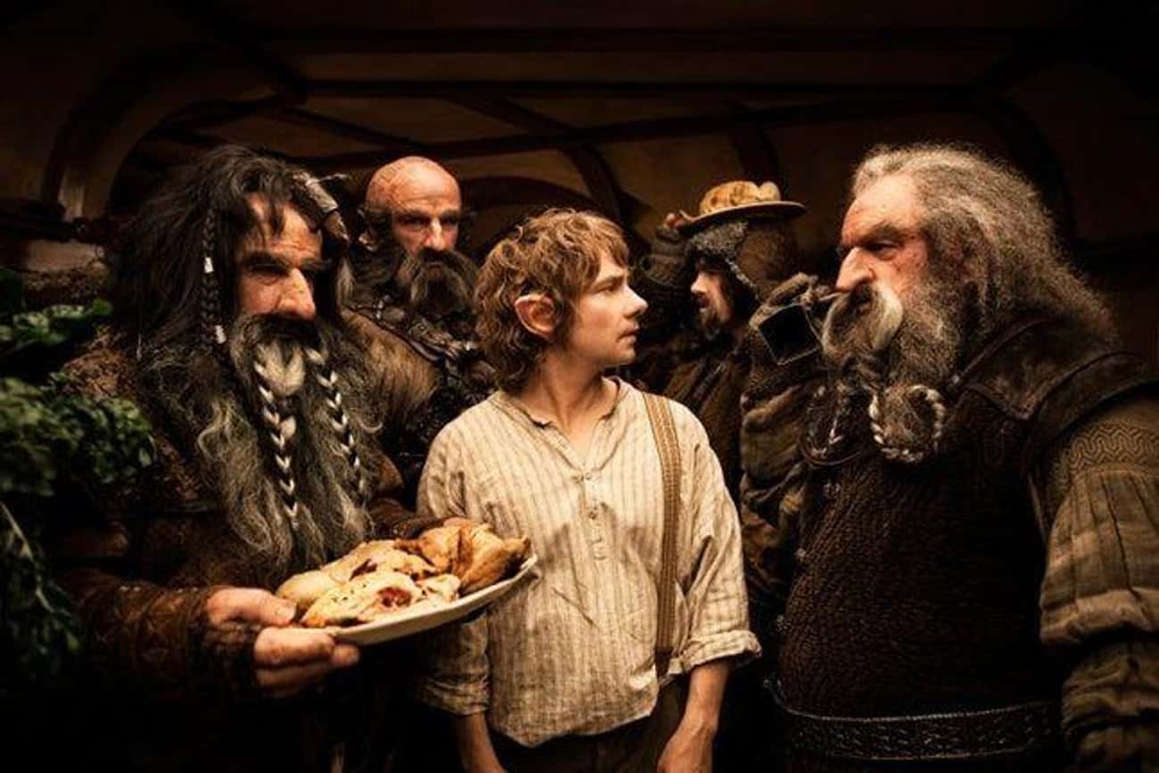 The Dwarves Ate All of Bilbo's Food at Gandalf's Request