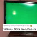 Or The TV Has Actually Transcended This Dimension on Random Quarantine Horror Stories