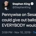 Sesame Street Suggestion on Random Tweets That Prove Stephen King Is As Funny As He Is Terrifying