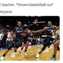 Everyone, share! on Random Funny NBA Memes To Laugh At So You Don't Cry Because There Is No NBA