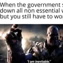 Thanos Snap on Random Memes That Perfectly Describe Struggles Of Being An Essential Worker