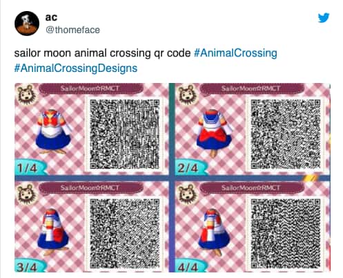 animal crossing logo qr