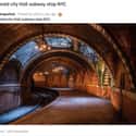 City Hall Subway, NYC on Random Haunting Photos Of Deserted Cities Across America During Pandemic