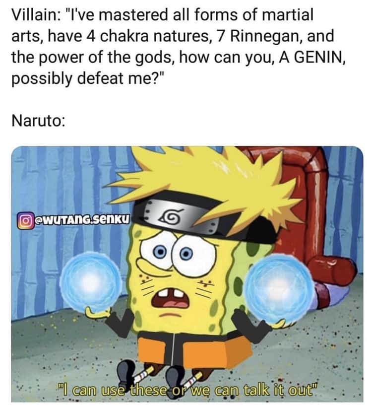 Rsrsrs🤣🤣  Funny naruto memes, Naruto memes, Anime naruto