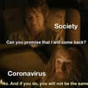 It's Dangerous Business Going Outside Your Door on Random Funniest 'Lord of the Rings' Memes About Coronavirus