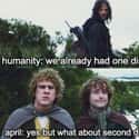 Second Disaster on Random Funniest 'Lord of the Rings' Memes About Coronavirus