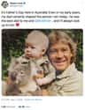 Celebrating His Father On Father's Day on Random Photos Of Robert Irwin That Would Make His Father, Steven Irwin, Proud