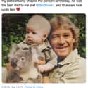 Celebrating His Father On Father's Day on Random Photos Of Robert Irwin That Would Make His Father, Steven Irwin, Proud
