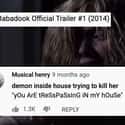 Trespassing!! on Random Hilarious Comments On Horror Movie Trailers That Made Us Feel Much Less Scared