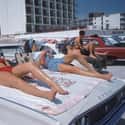 Fun In The Sun on Random Vintage Color Photos Of People With Classic Cars