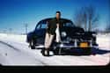 Snow Day on Random Vintage Color Photos Of People With Classic Cars