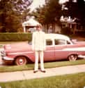 Think Pink on Random Vintage Color Photos Of People With Classic Cars