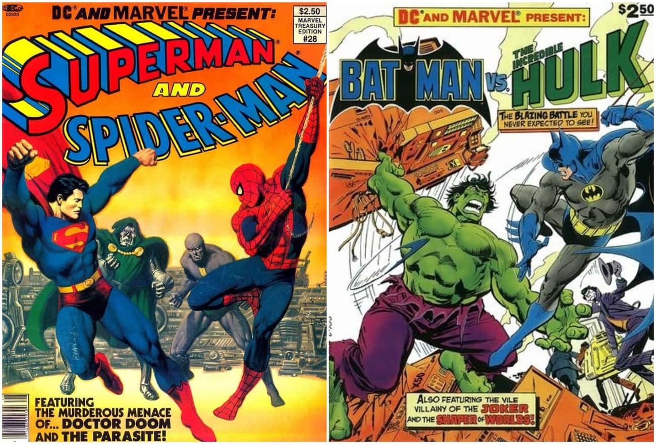 ‘Marvel Treasury Edition #28: Superman And Spider-Man’ And ‘DC Special Series #27 Batman Vs. The Incredible Hulk’ (1981)
