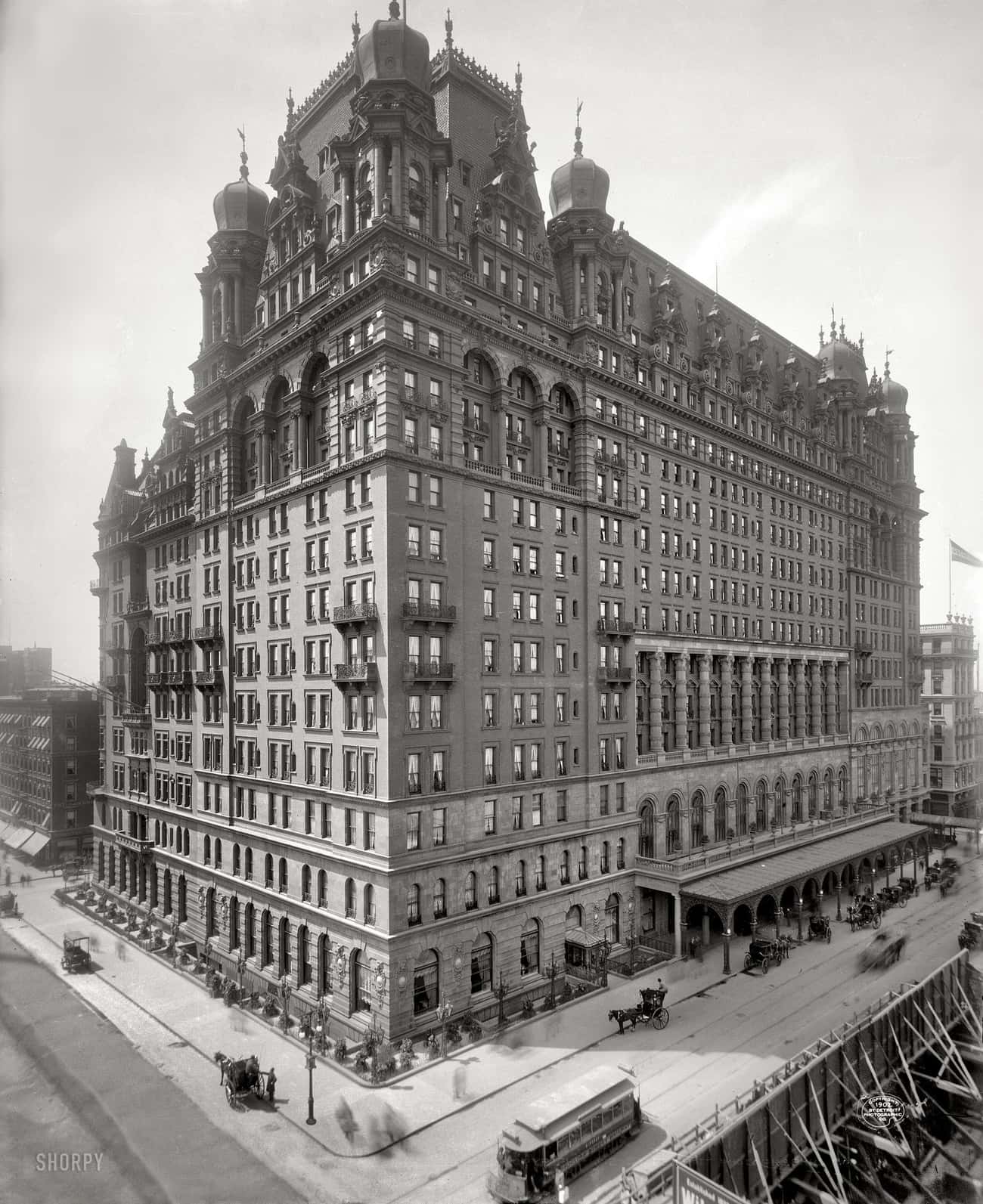 Original Waldorf Astoria Hotel, New York, Demolished 1929