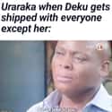 Poor Uraraka on Random Funniest My Hero Academia Memes