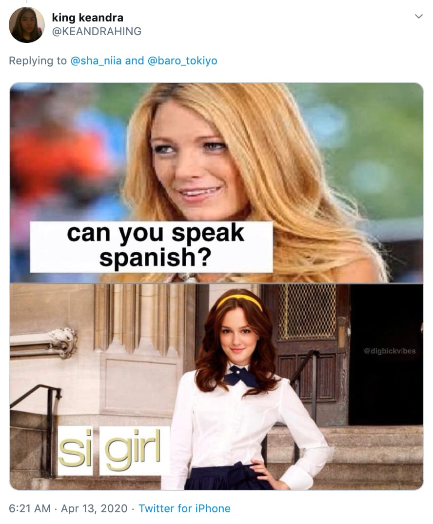 Twitter Is Scrambling The Phrase Gossip Girl In A Hilarious New Meme Format