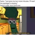 Just Two More Minutes on Random VeggieTales Memes To Make You Most Popular Kid In Bible Study