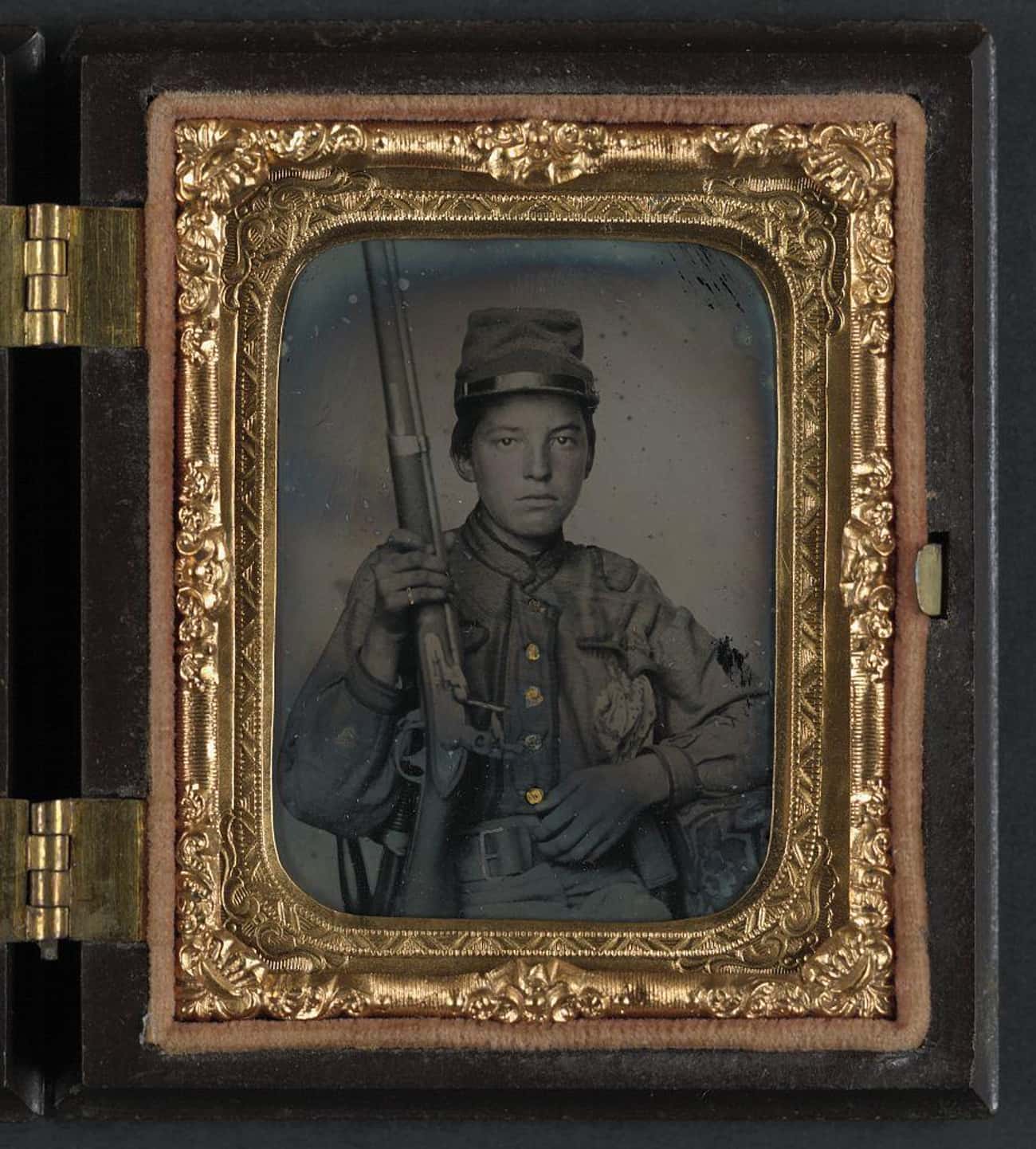 Sergeant William T. Biedler, 16 Years Old, Of Company C, Mosby's Virginia Cavalry Regiment