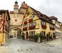 Rothenburg Ob Der Tauber, Germany on Random Pics Of Historical Tourist Destinations That Are Eerily Empty