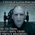 At Least He's Thoughtful on Random Memes That Have Us Calling Voldemort "He Who Should Not Be Respected"