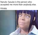 Poor Hinata on Random Hilarious Memes About Naruto And Sasuke's Relationship