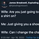 Can I Change The Channel? on Random Funniest Tweets From Marriage Twitter During Pandemic